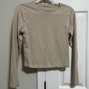Abercrombie long sleeve baby tee
